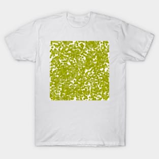 Green dots over cream background T-Shirt